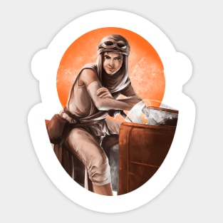 Rey - Sandspeeder Sticker